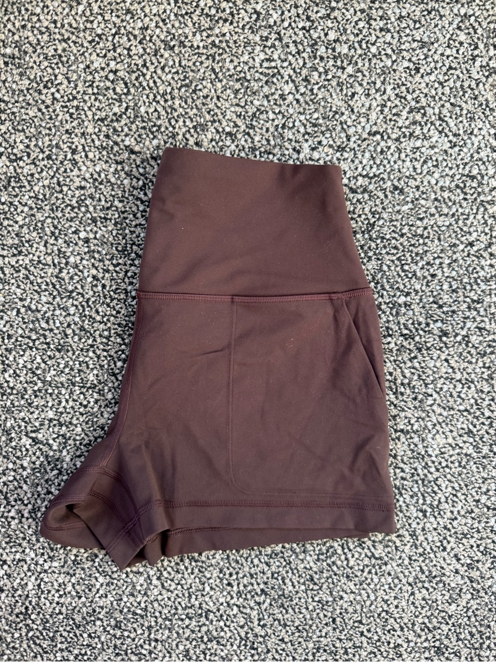 lululemon athletica High-Waist Bike Shorts in Deep Plum